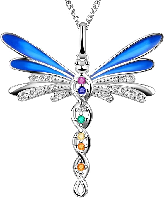 Sterling Silver Necklace for Women Dragonfly Necklace for Women